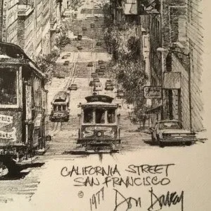 Don Davey 「California St San Francisco」 Don Davey San Francisco 